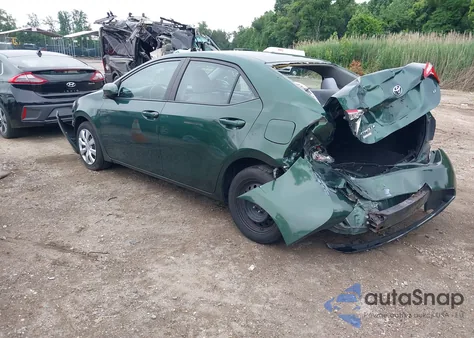 2016 Toyota Corolla Le from USA, damaged, VIN 2T1BURHE3GC566249